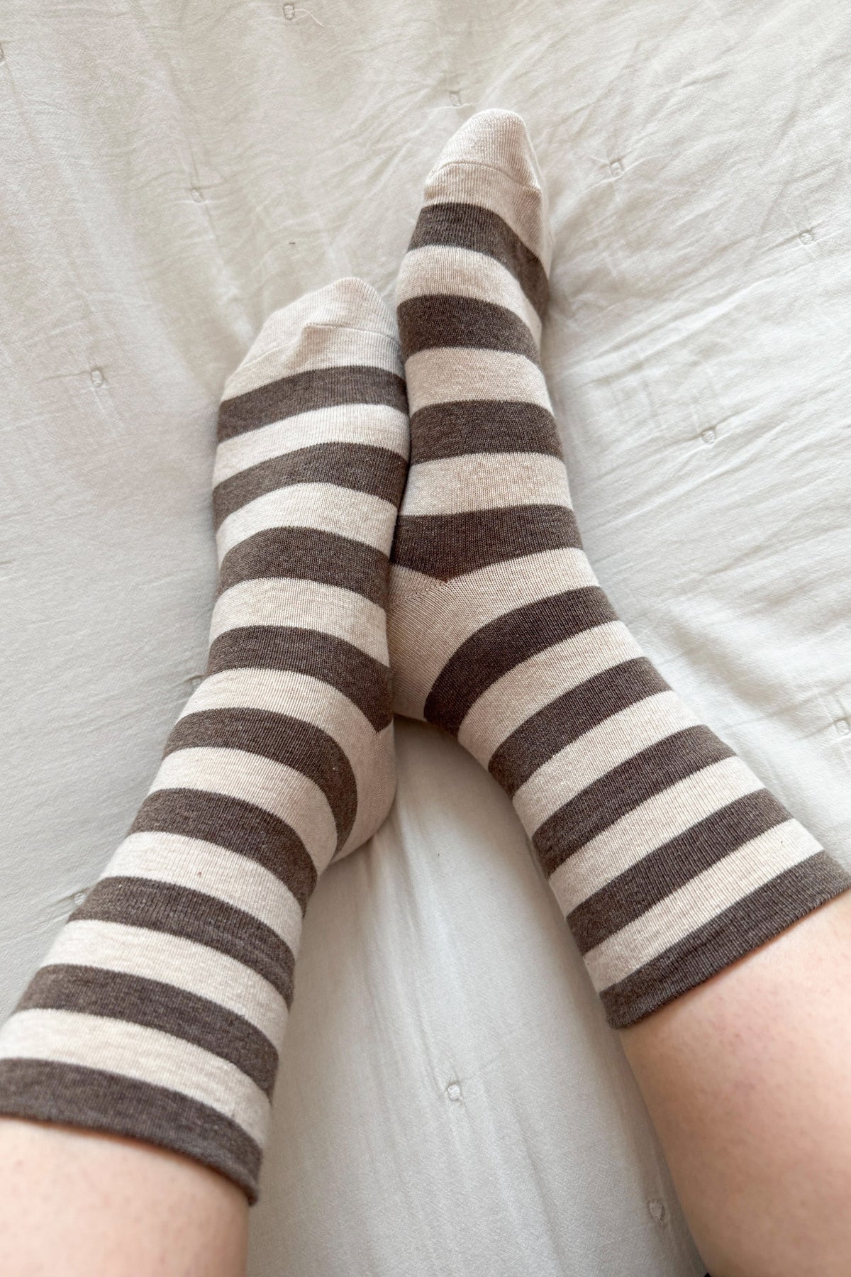 Wally Sock - Oatmeal / Brown