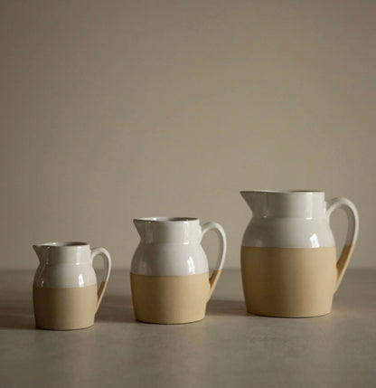 Digoin Dipped Jug - N.10 White