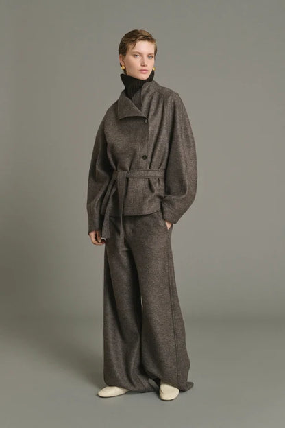 NEW  / Gibson Barrel Trouser - Taupe Marl