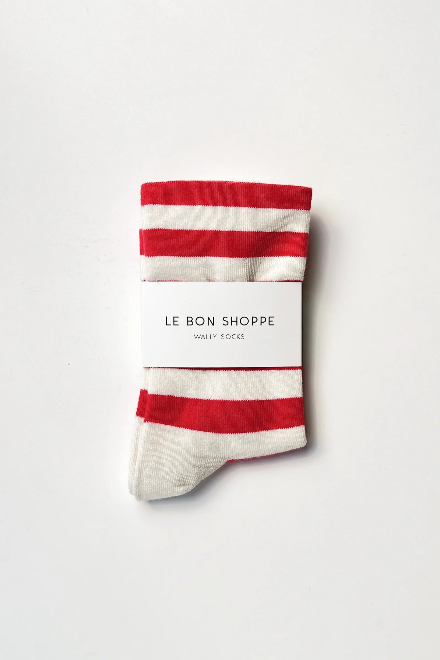 Wally Sock - Cream / Red