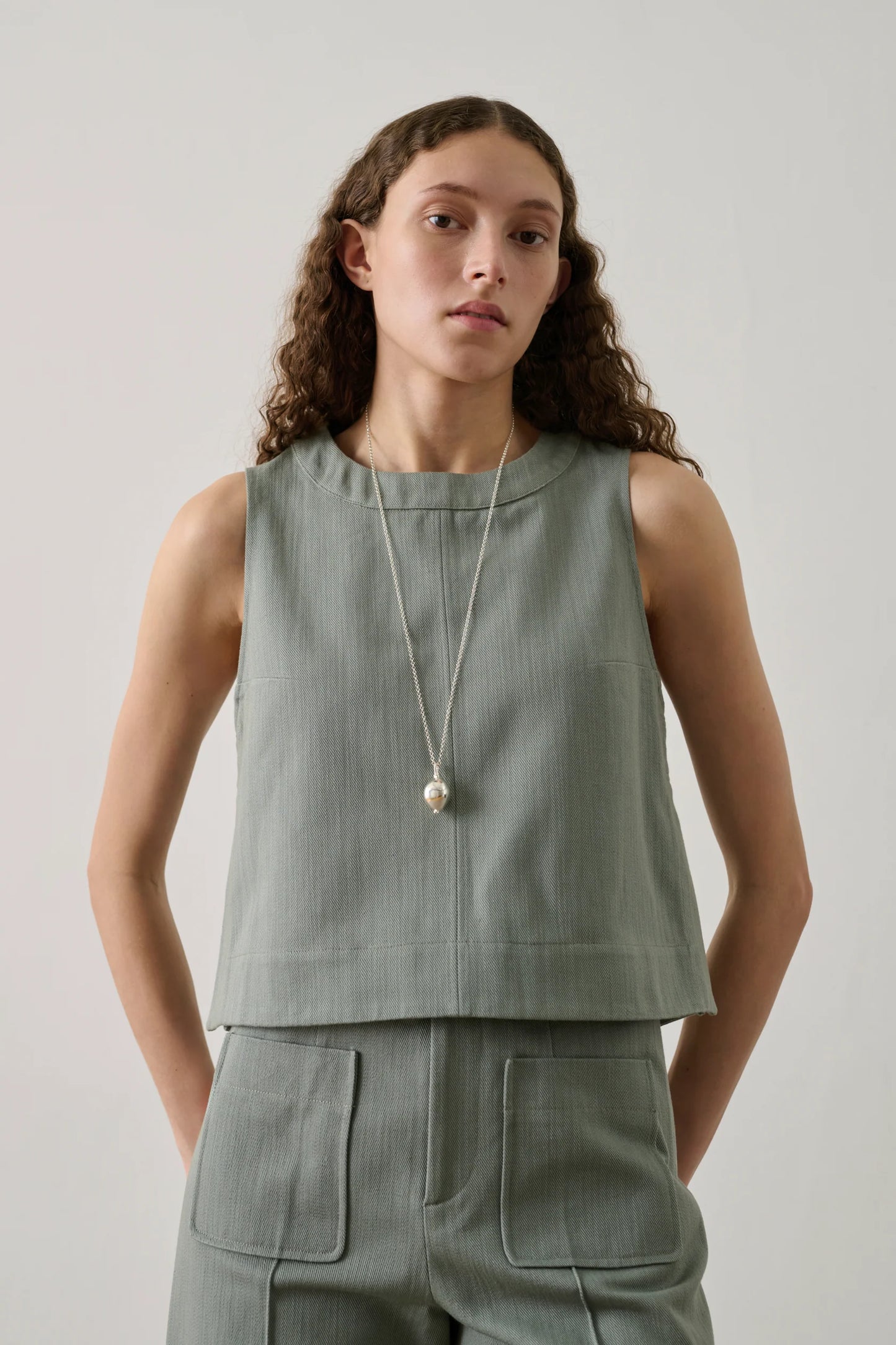 Pampa Top - Sage  Green