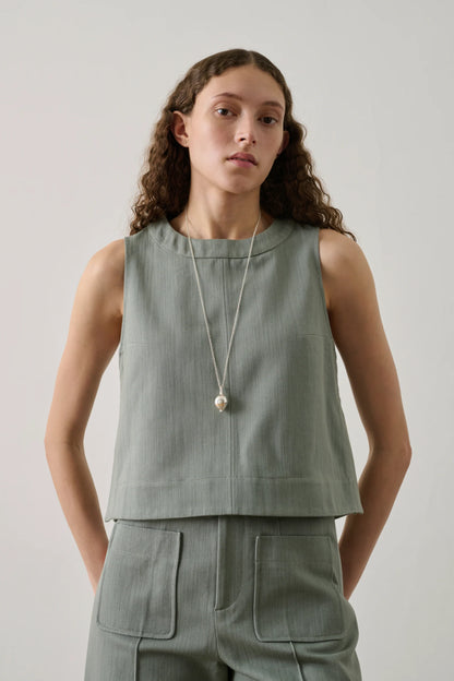 Pampa Top - Sage  Green
