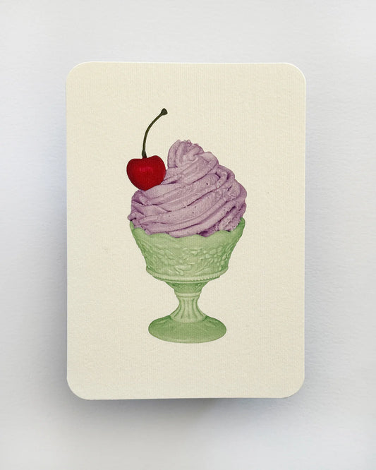 Lavender Chantilly Cream - Greeting Card