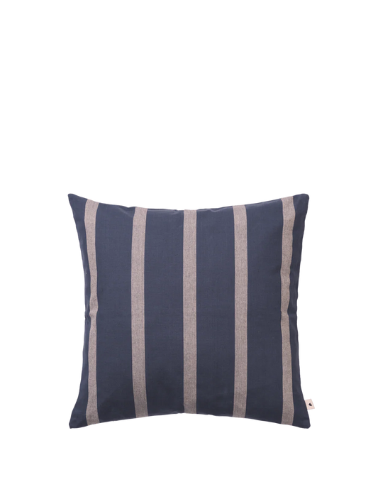 Outdoor Cushion / Parchment, Indigo
