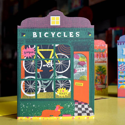 Bicycle Shop - Greeting Card