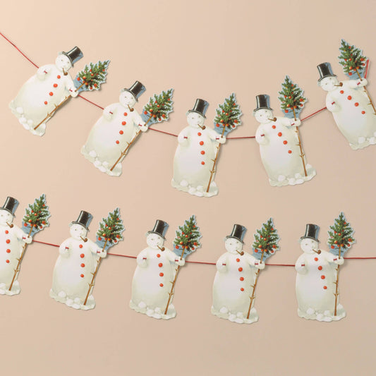 Snowman Garland