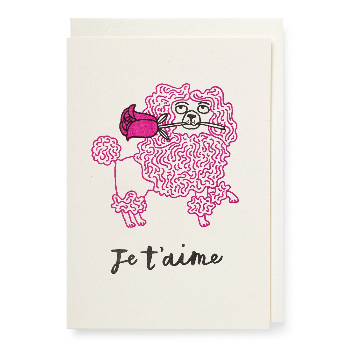 Je T'aime - Mini Greeting Card