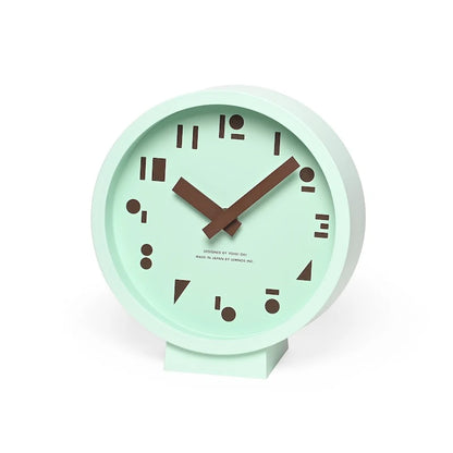 Lemnos M,S,S Table Clock - Blue/Burgundy