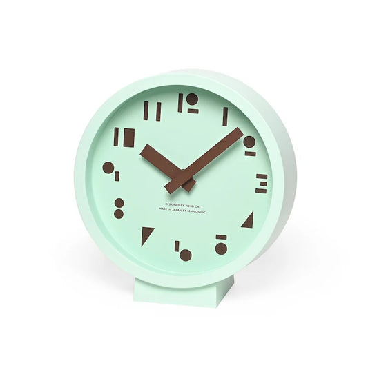 Lemnos M,S,S Table Clock - Blue/Burgundy