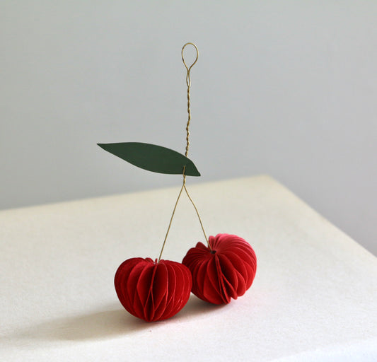 Cherry Honeycomb Decoration