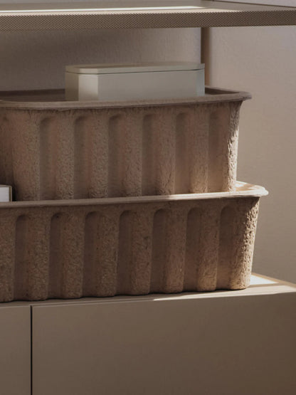 Small Paper Pulp Box - Set of Two
