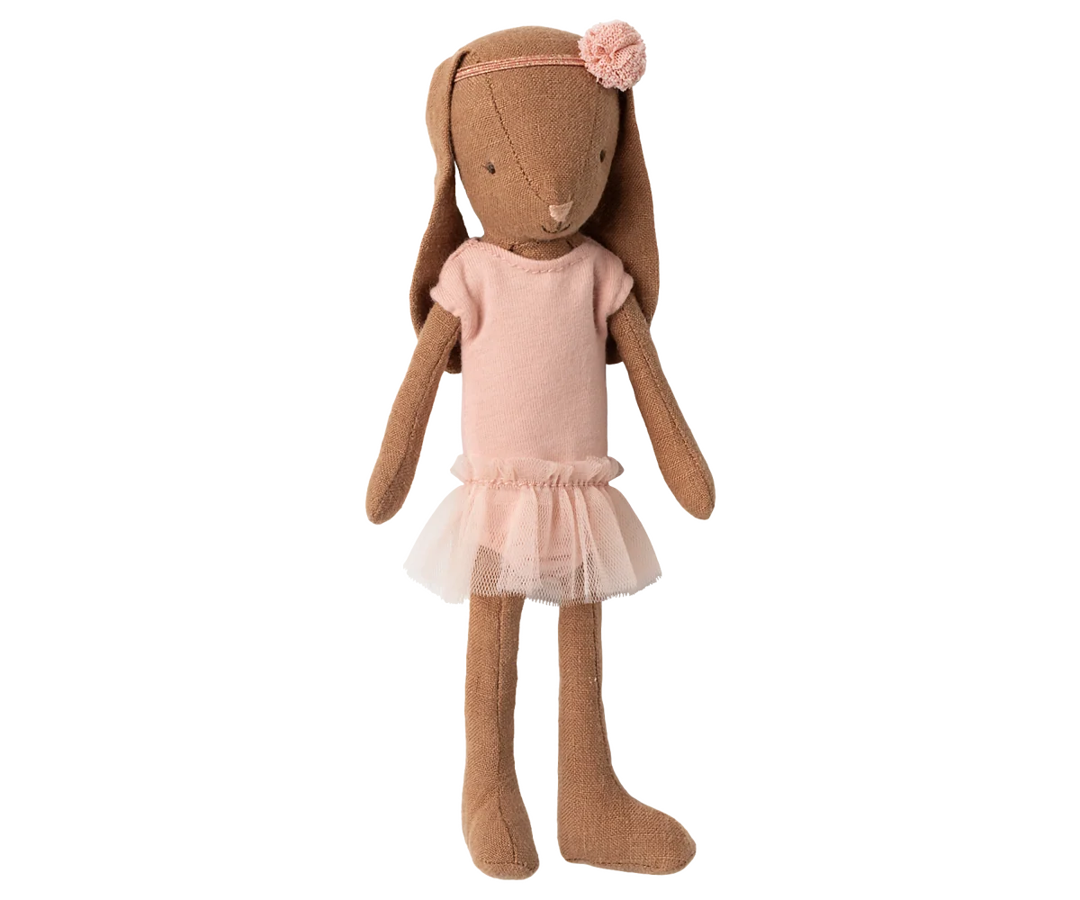 Bunny Size 1 - Chocolate Brown in Ballet Suit and Rose Skirt