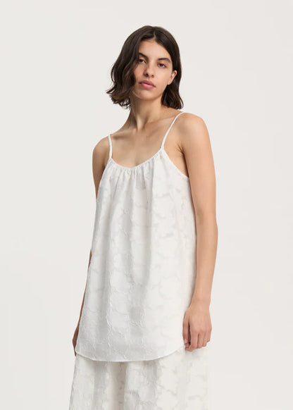 Strap Top Laceflower - White