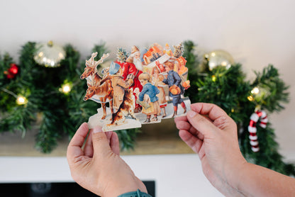 Father Christmas - 3D Greetings Card