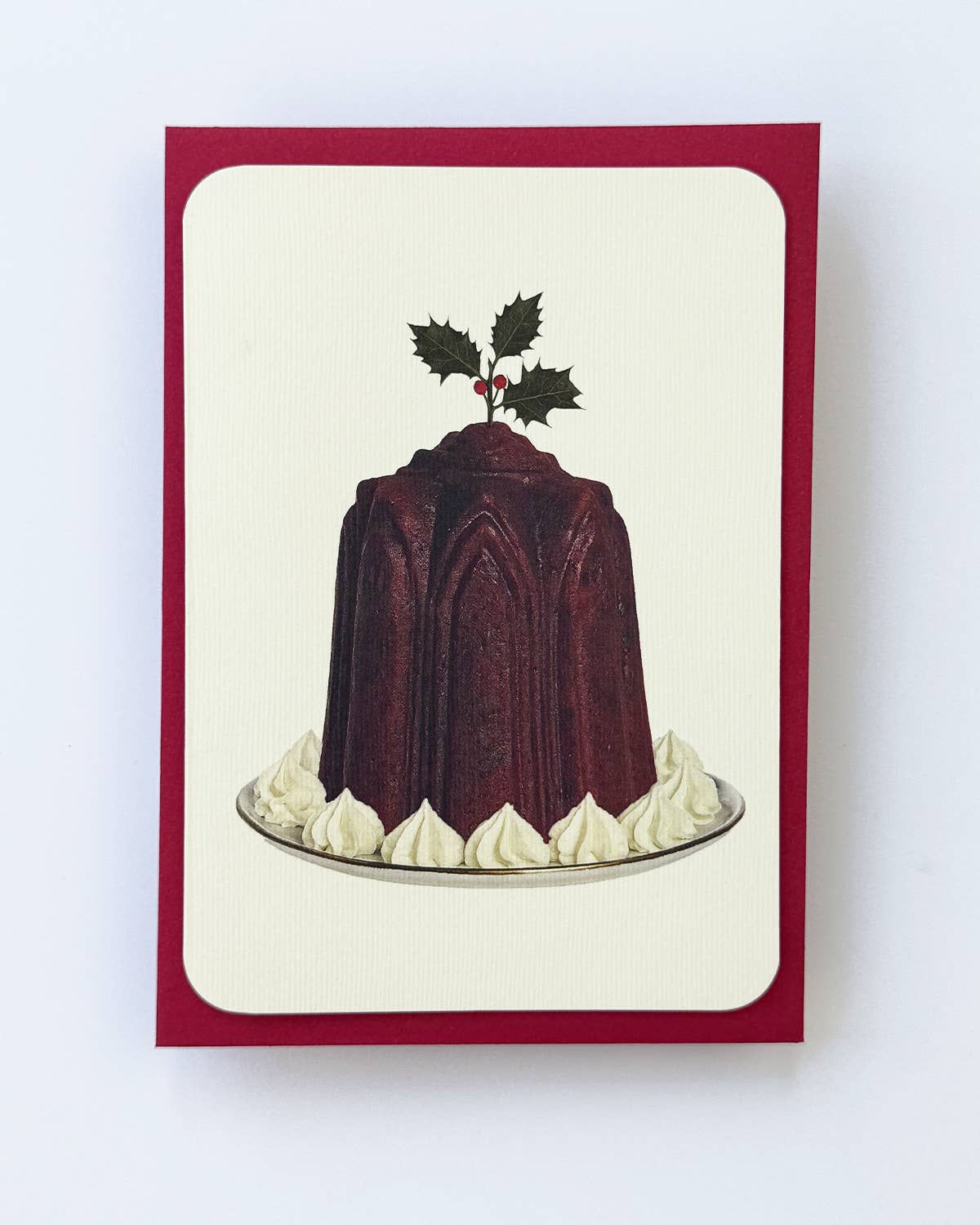 Christmas Plum Puddings Mixed Set of 6 - Greeting Cards
