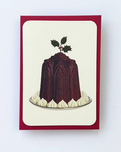 Christmas Plum Puddings Mixed Set of 6 - Greeting Cards