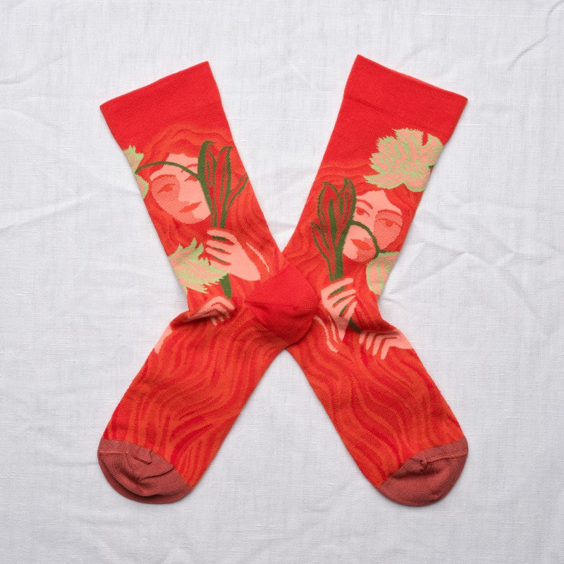 Red Face Socks