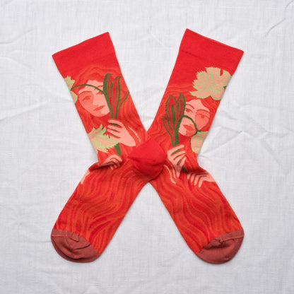 Red Face Socks