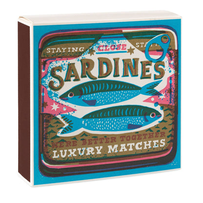 Square Matchbox - Sardines