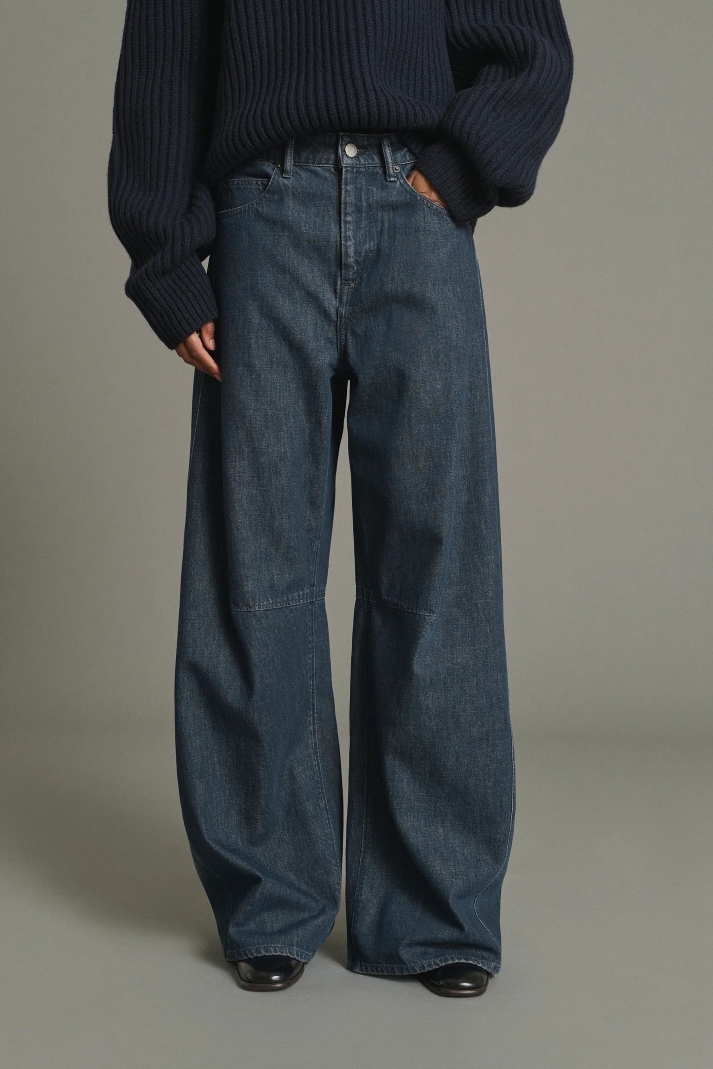 Gaspard Pant - Blue/Grey