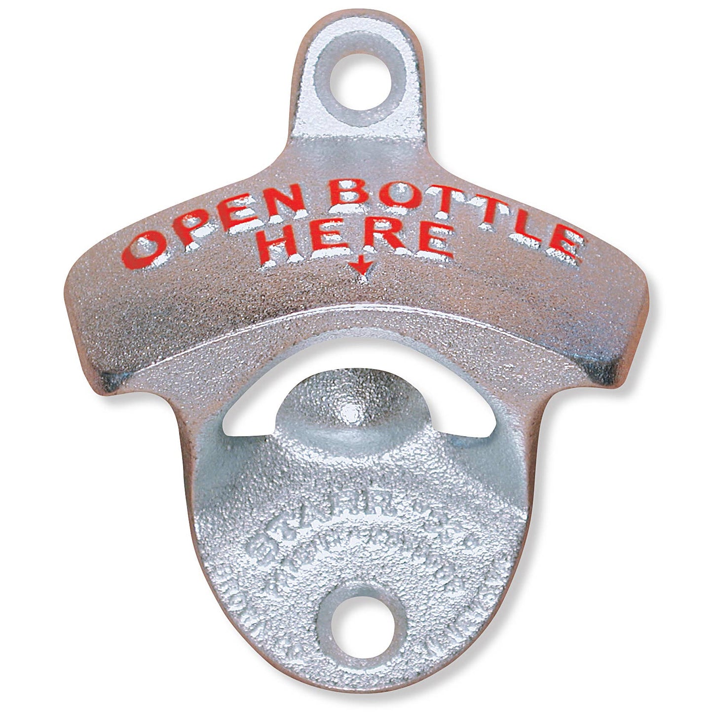 Silver Wall Mount Bottle Opener