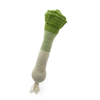 Crochet Rattle - Leek