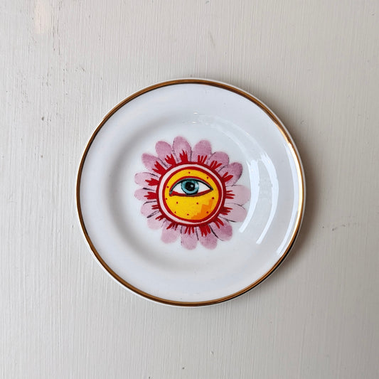 Mini plate - flower eye