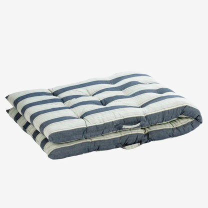 Cotton Mattress - Blue Stripe