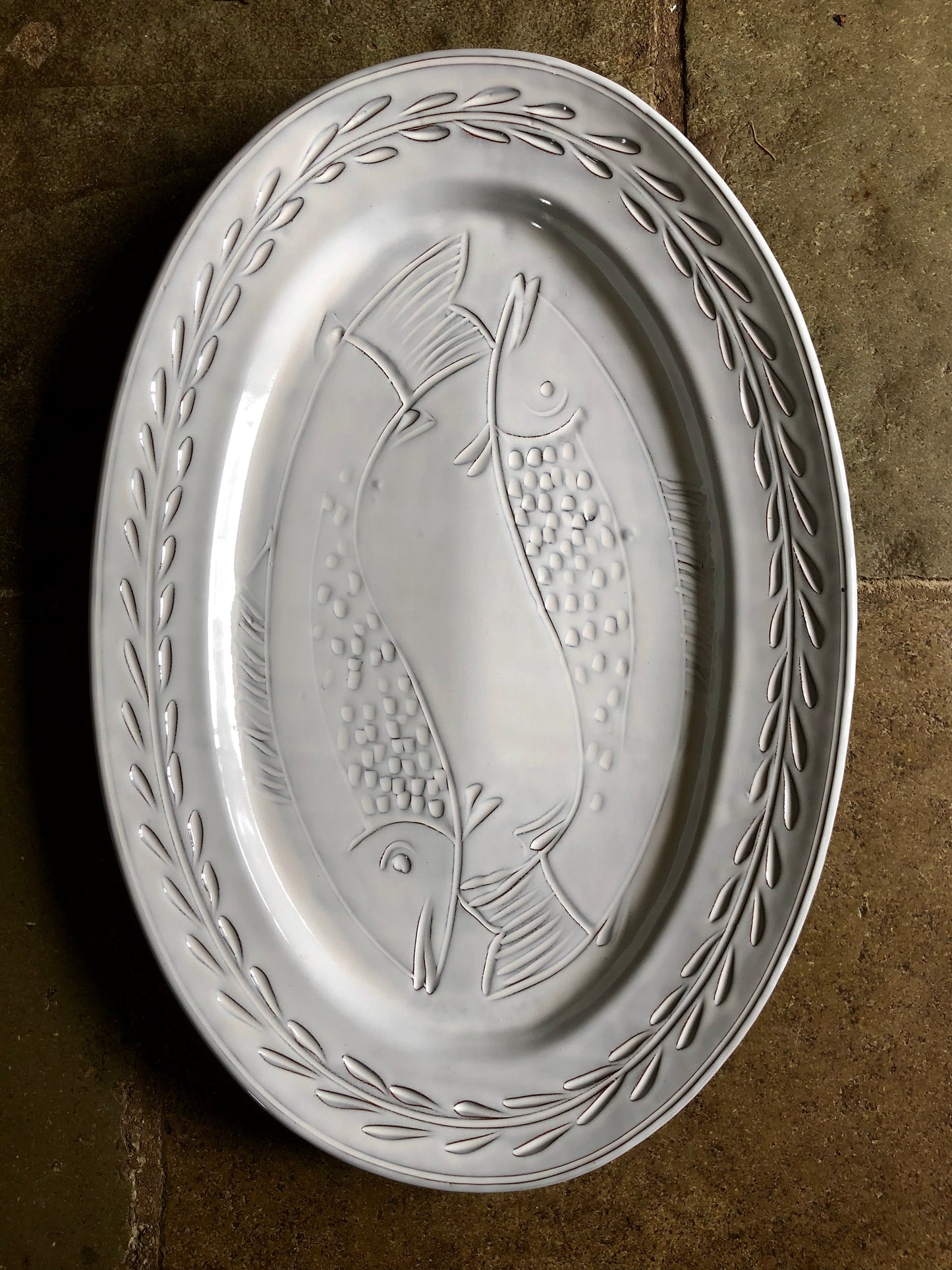 Corinne de Haas - Extra Large Carved Fish Platter