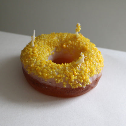 Doughnut Wax Candle