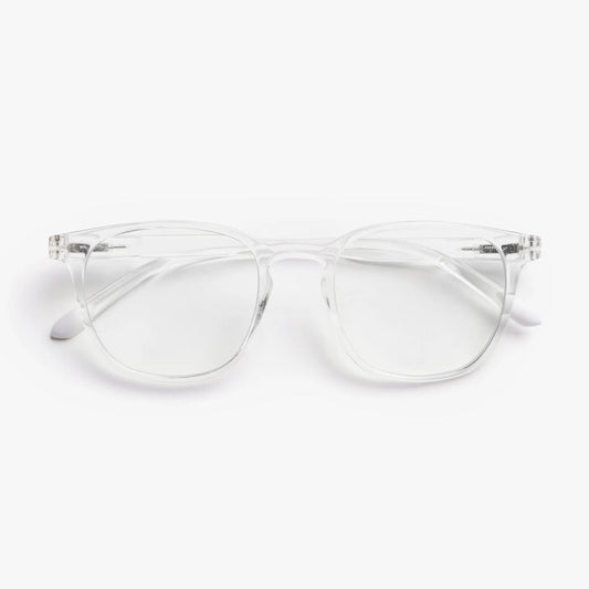 Dalston / Blue Light Glasses - Glossy Crystal