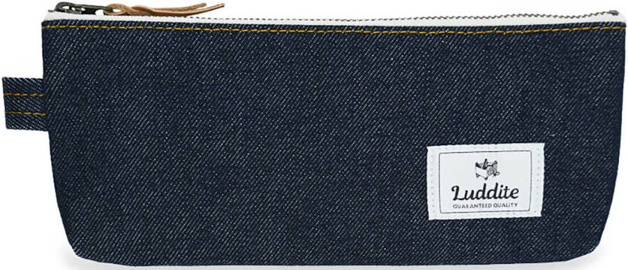 Gusset denim pencase
