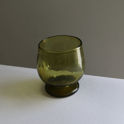 Salaheddin Footed Coupe - Olive