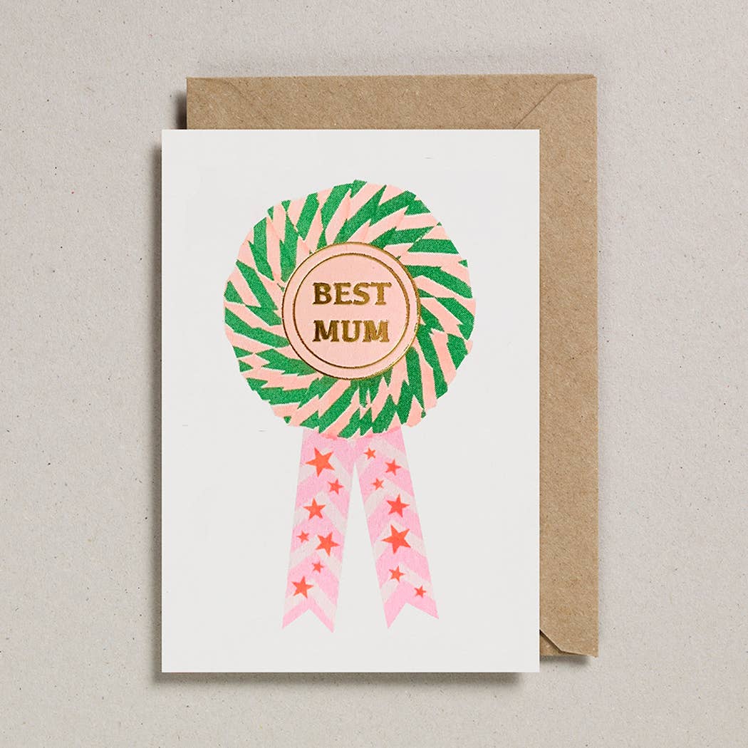 Riso Mum #1 Rosette - Greeting Card
