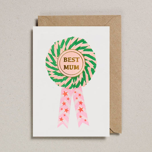 Riso Mum #1 Rosette - Greeting Card
