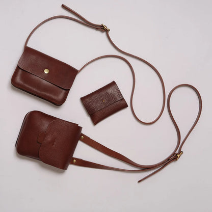 Half Orbed Tab Bag - Papaya