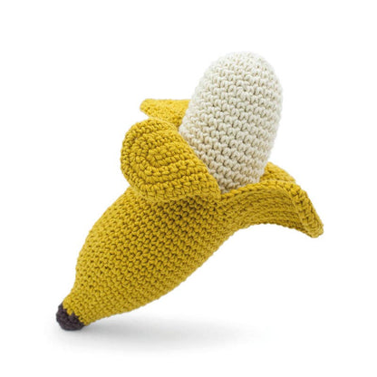 Crochet Rattle - Banana