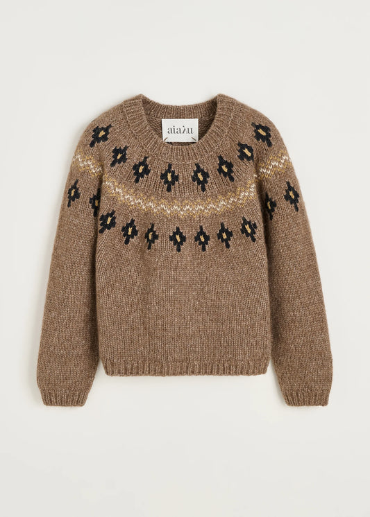 Wyn Sweater - Mix Brownie