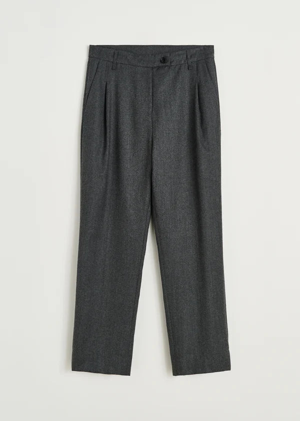 Balder Pant Fine Wool - Dark Grey