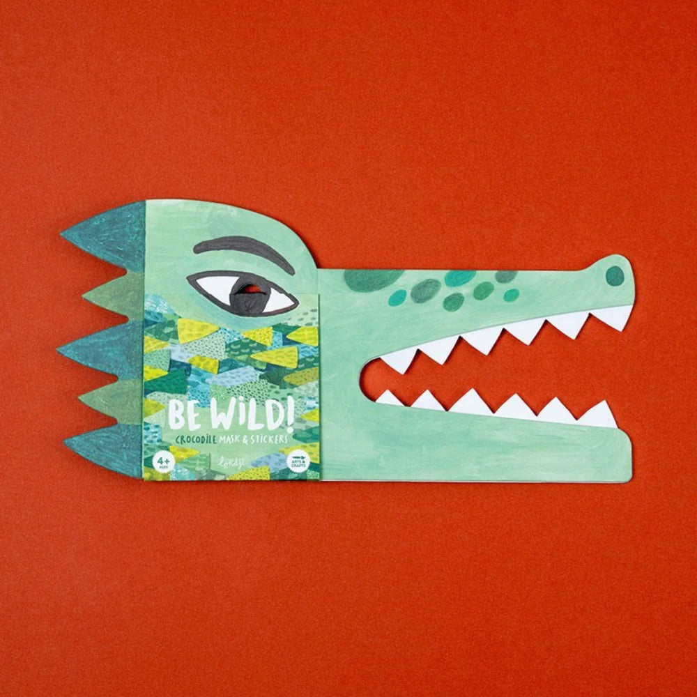 Be Wild - Crocodile Mask & Stickers