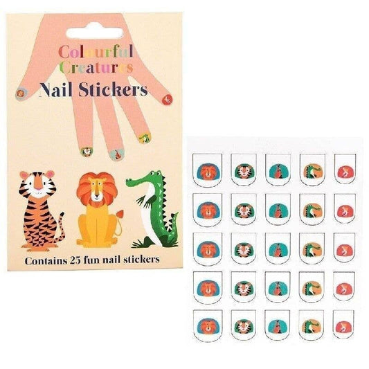 Children's Nail Stickers - Colourful Creatures