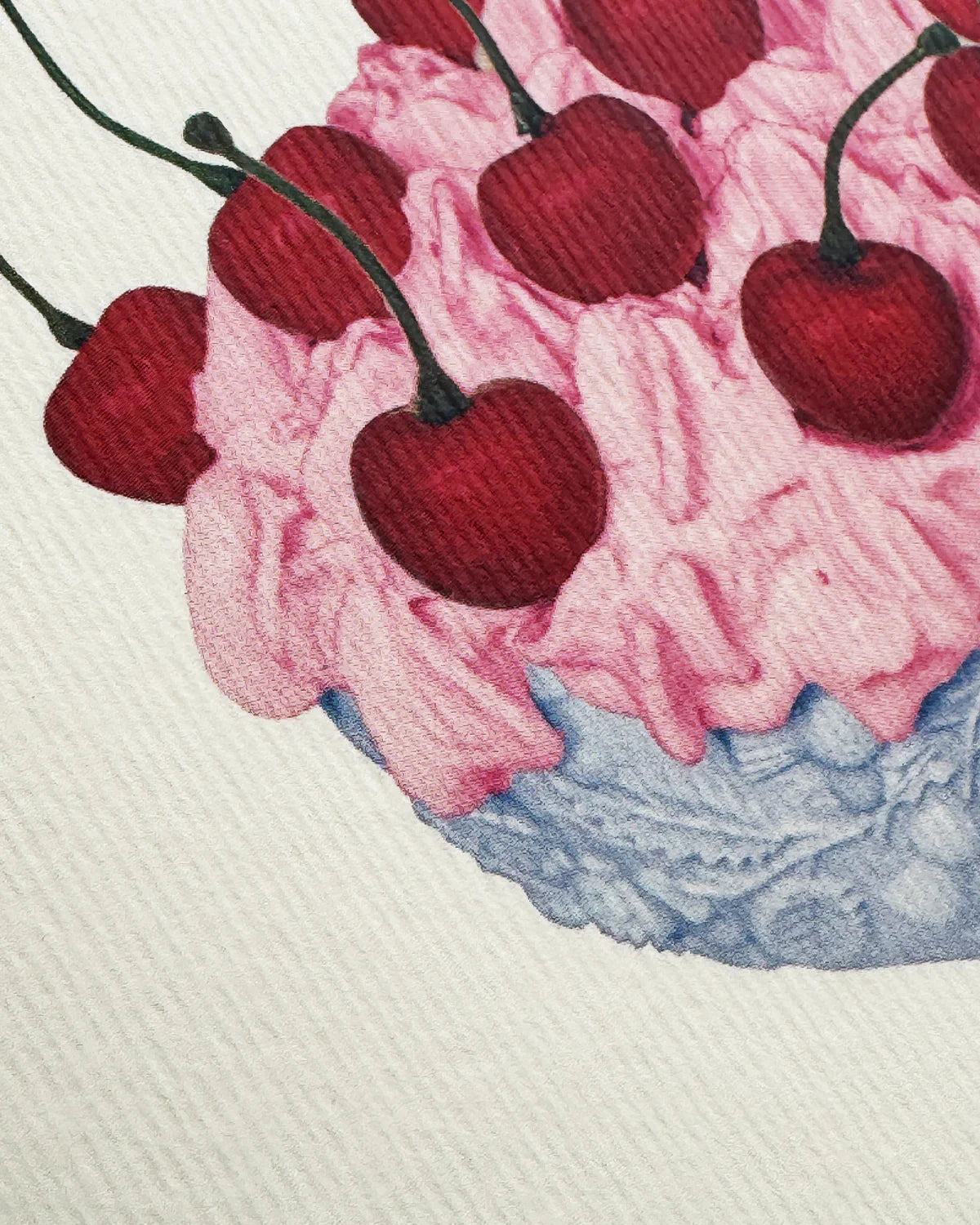 Strawberry Chantilly Cream - Greeting Card
