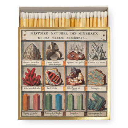 Square Matchbox - Minerals