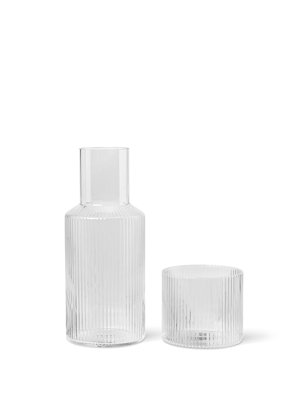 Ripple Small Carafe Set - Clear