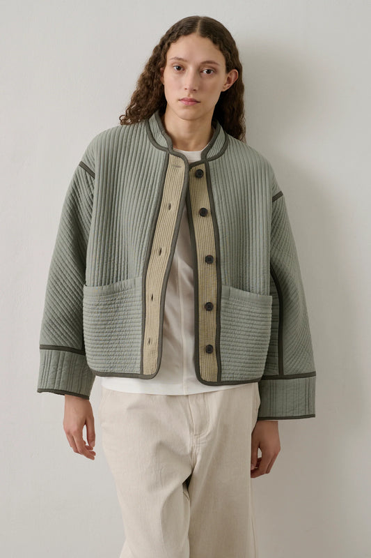Patchouli Quilted Jacket -  Sage