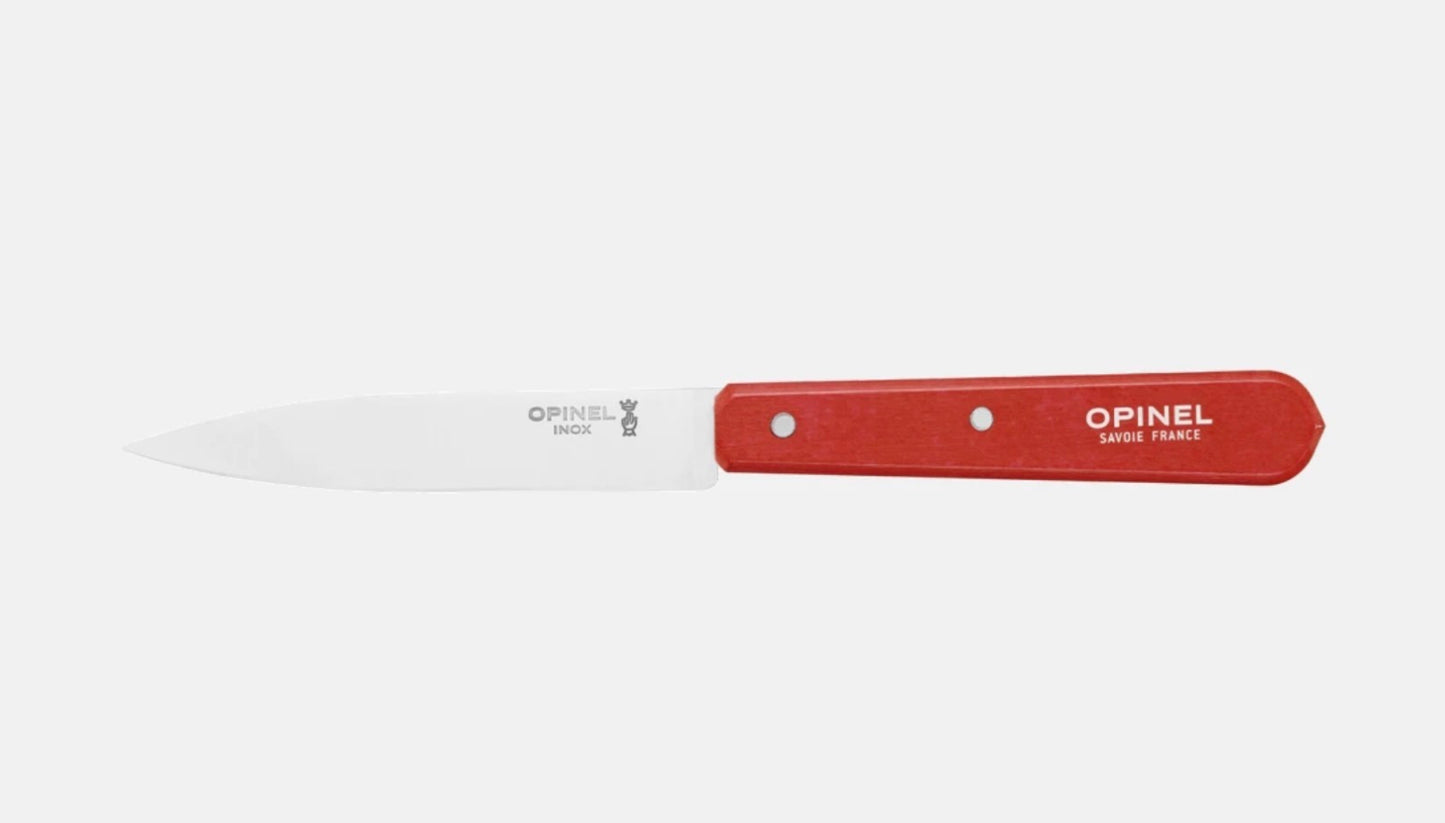 Opinel Serrated Knife - Red
