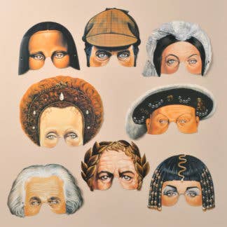 Party Mask Set - Historical Figures