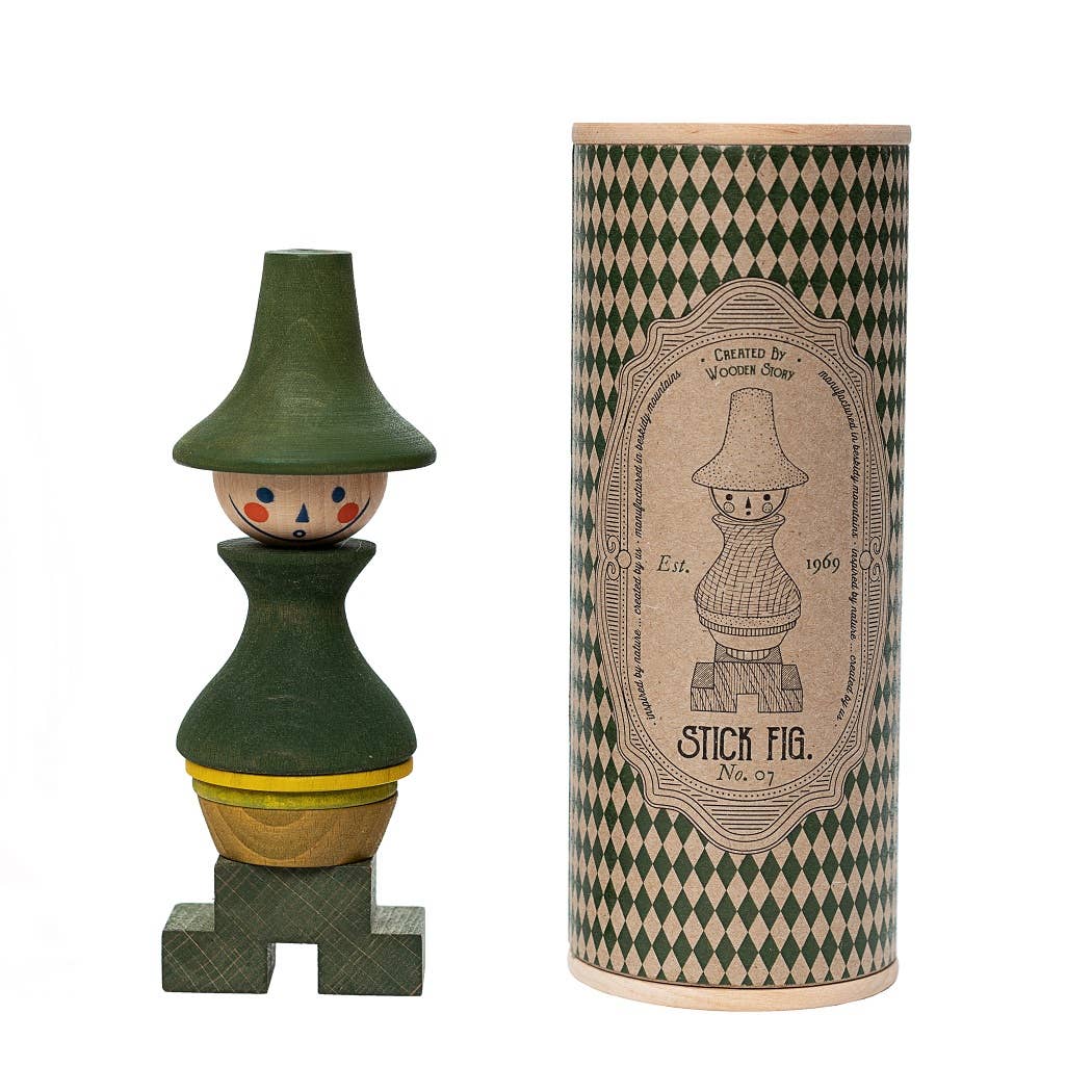Wooden Stacking Toy No.7 - Pickle