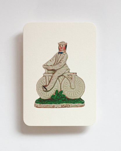 The Bicyclist - Greeting Card