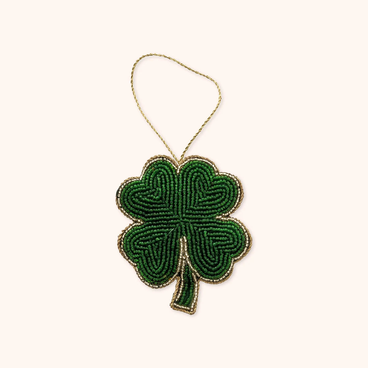 Beaded Clover Decoration